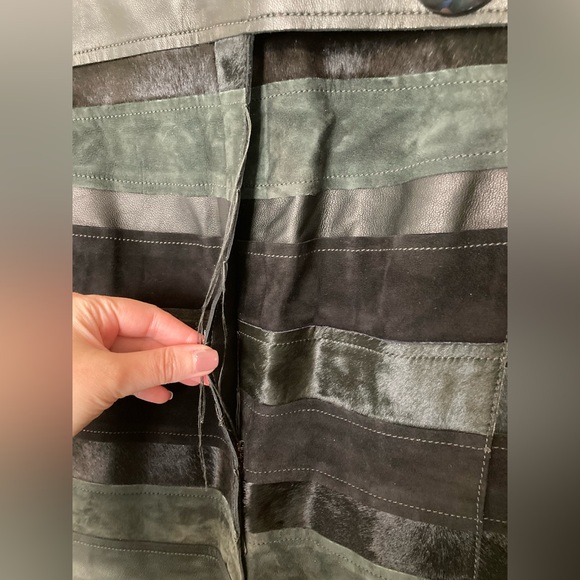 Calvin Klein Size 4 Fall/Winter 2015 Leather Panel Mini Dress - Picture 7 of 15